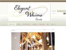 Tablet Screenshot of elegantwhims.com